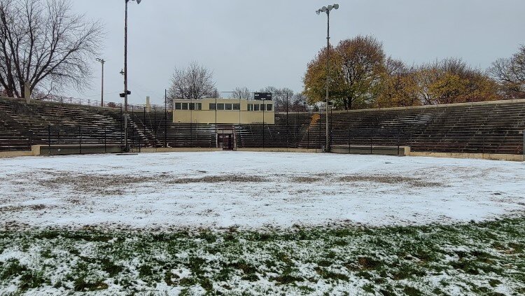 Currie Stadium in Midland's Emerson Park is slated for demolition.