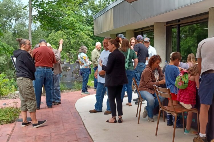 Midland residents at opening of Forged at Chippewa Nature Center