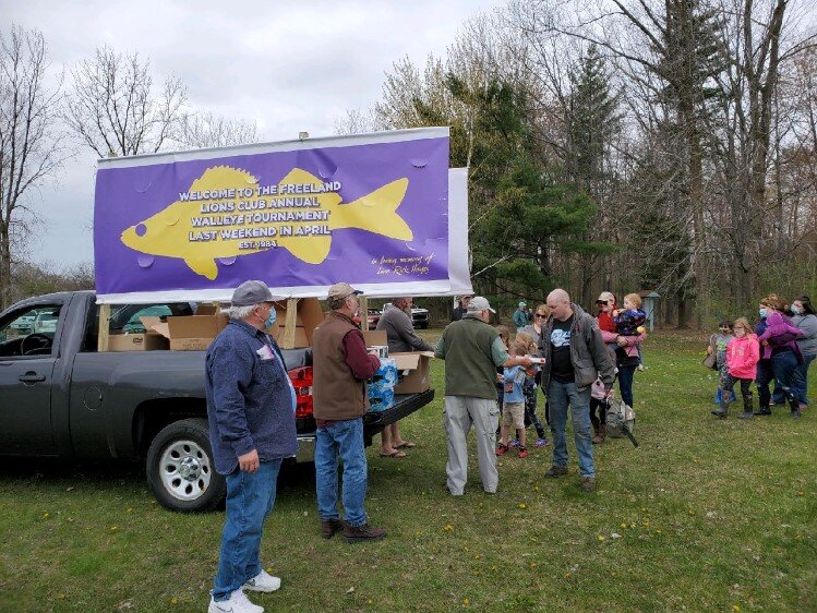 The Freeland Walleye Festival first started with fishing and the walleye tournament.