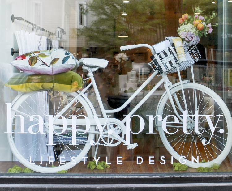 The happy. pretty. storefront in Downtown Midland