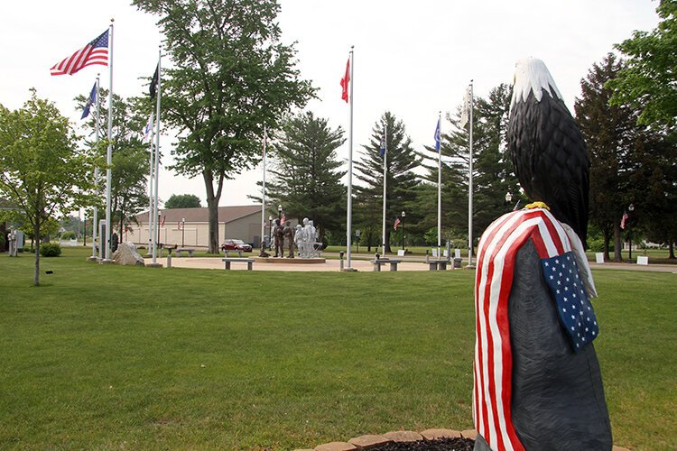 Hundreds of people in the Coleman community played a role in helping build the memorial.