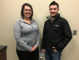 Helen Szabo and Taylor Cobb with Ieuter Insurance Group