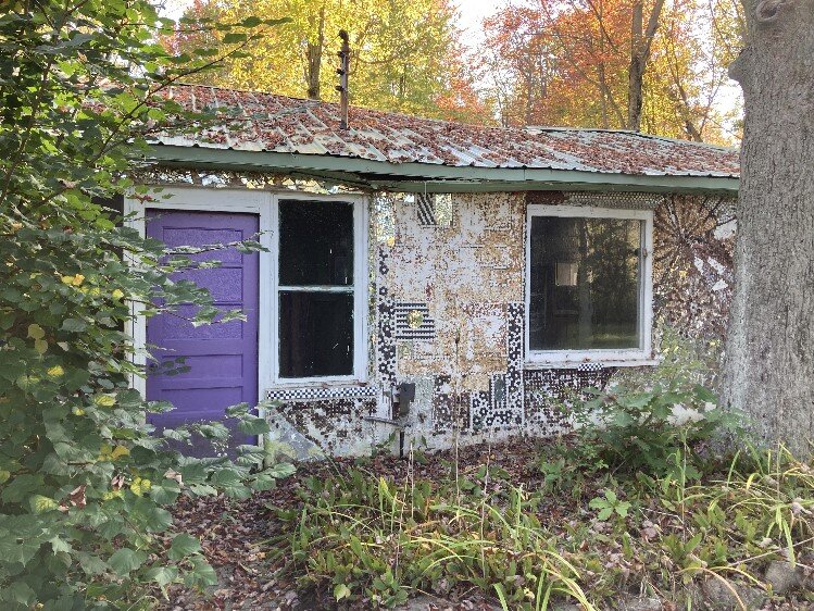 John Pratt Mosaic House, prior to demolition