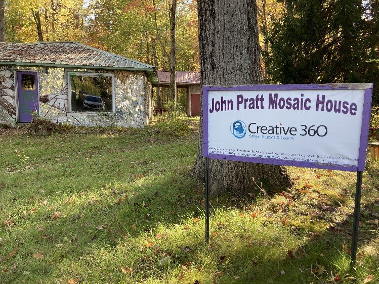 John Pratt Mosaic House was located on E. Isabella Road (M-20),.