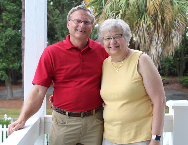 Kevin & Mary Shaughnessy. Kevin's the incoming president of the Midland Kiwanis Club.