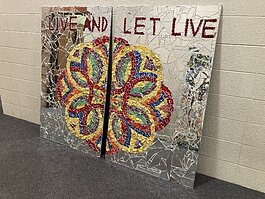 Live and Let Live Mural now at Creative 360