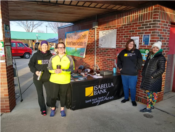 You can use your debit card to buy tokens for the farmers market through Isabella Bank.