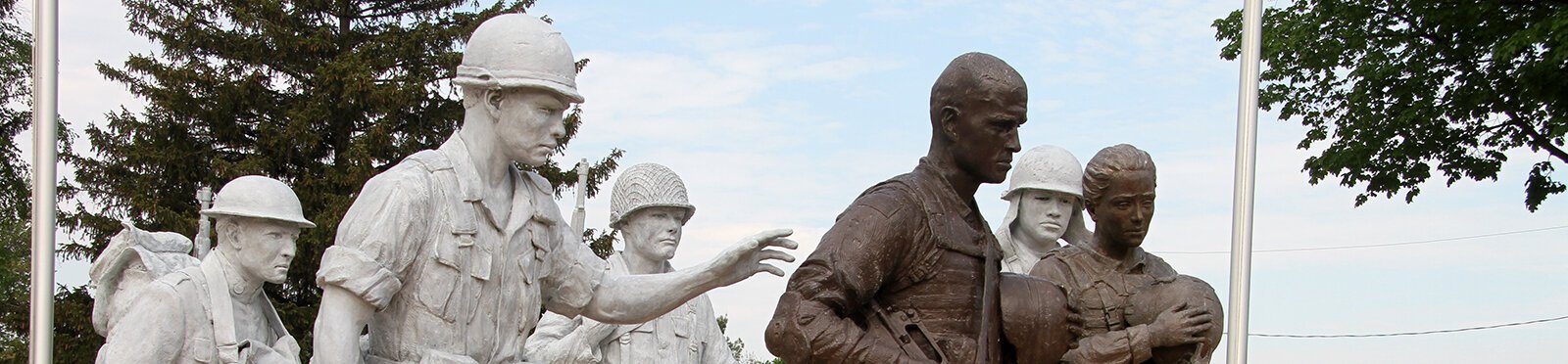 Sanford and Coleman have built veteran memorials, giving their residents a place to reflect and honor those who have died while serving their country.