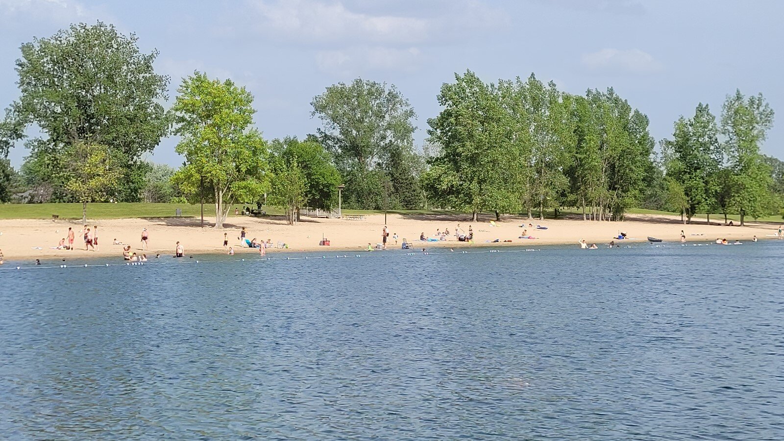 Kiwassee Lake in Midland's Stratford Woods Park