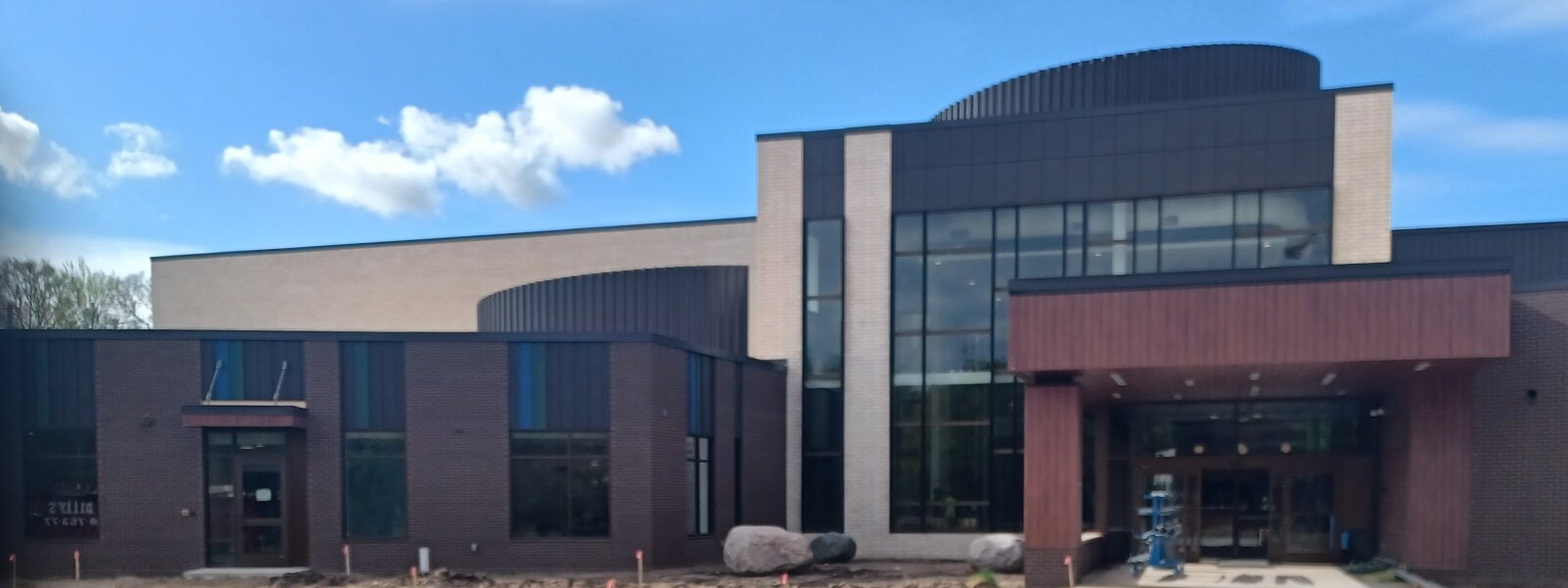 Entrance of the new Midland Community Center