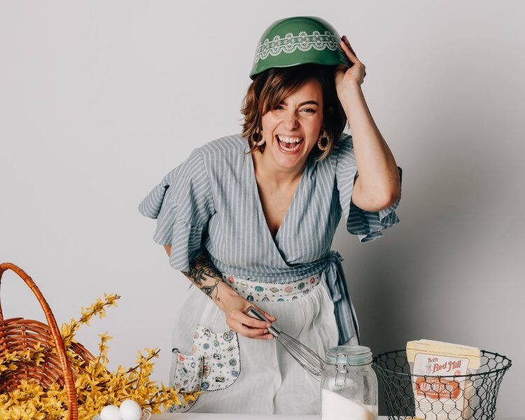 Meghan Richardson of Moon Macarons and Live Oak Coffeehouse.