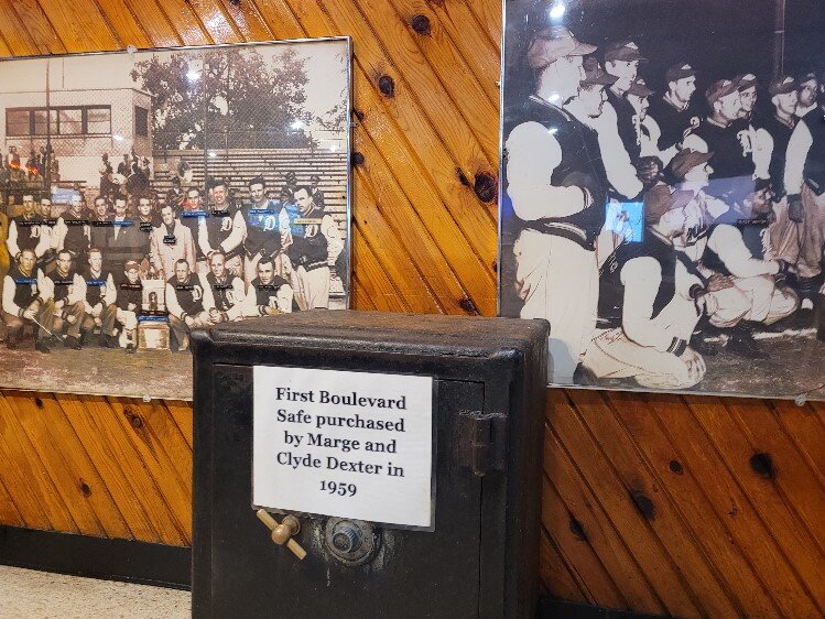 Memorabilia is on display at The Bully.