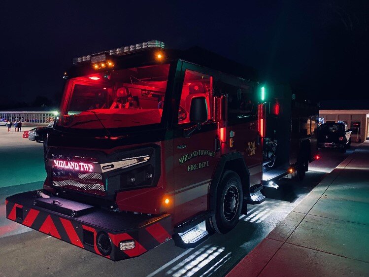 Midland Township fire truck