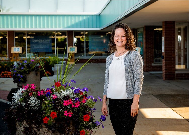 Miriam Andrus is the director of the Grace A. Dow Memorial Library.