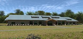 Image of planned new Nature Education Center at the Chippewa Nature Center