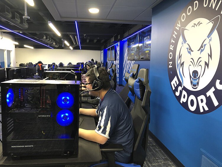 Northwood University is one of 30 other colleges in Michigan that compete at the varsity level with dedicated facilities, coaching, and scholarships for their esports program.