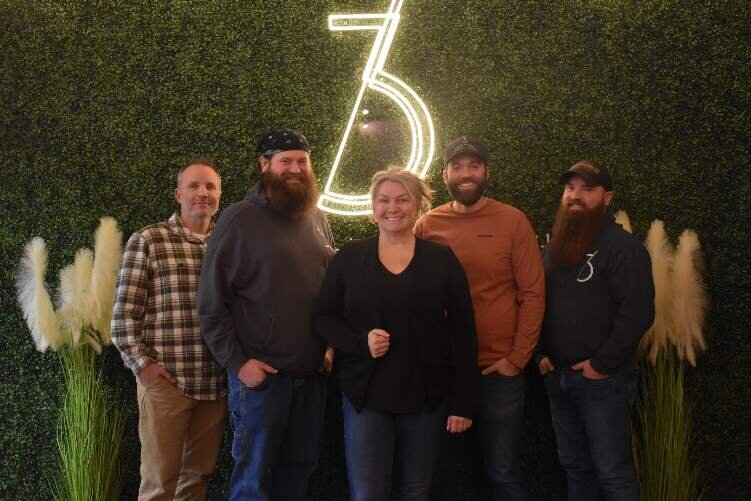 The owners of the Three Bridges Distillery and Taproom.