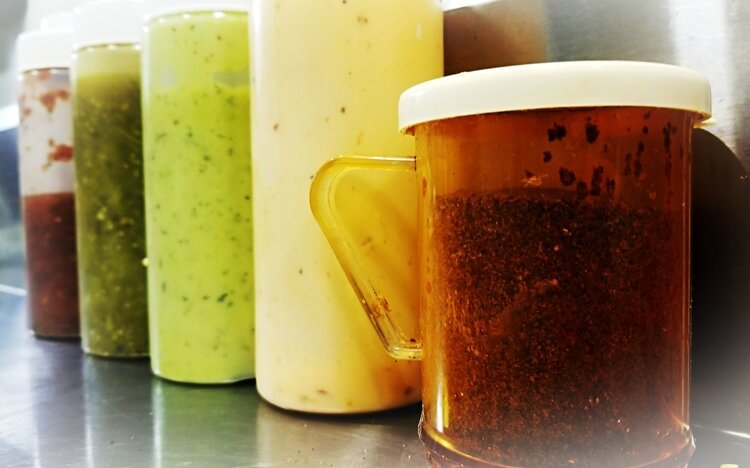 All sauces and sides are made in house.