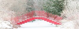 Dow Gardens is open through the holidays except on Christmas and New Year's Day.