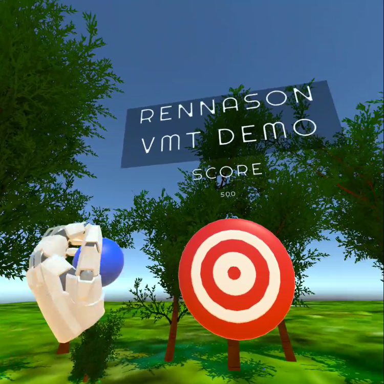 Screenshot of VR tech from Rennason