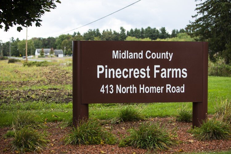 Pinecrest Farms is located at 413 N. Homer Road in Midland.