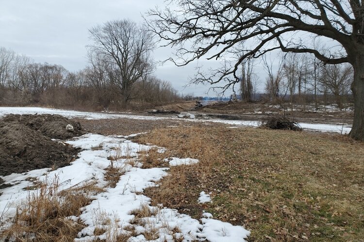 A couple winters from now, people will flock to this part of the park to enjoy a new sledding hill.