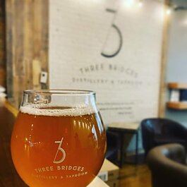 Three Bridges plans to open with 8 to 12 beers on draft.