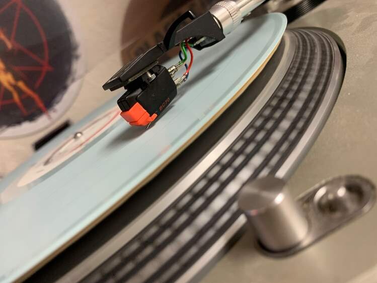 Turntable at Radio Wasteland Records