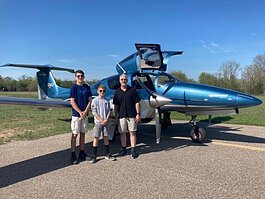 A highlight of Young Eagles Day is when pilots take young people for a ride in the sky.