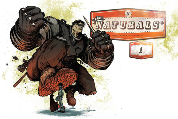 The cover for 'The Naturals', written and drawn by two northwest Michigan creators. 