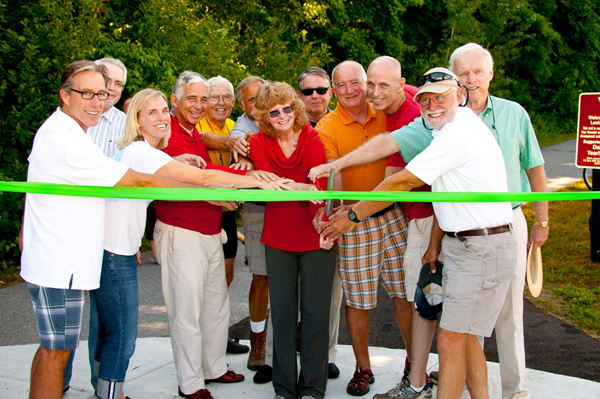 The ribbon to the Leelenau Trail was cut recently in NW Michigan. 