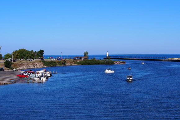 Manistee Harbor.