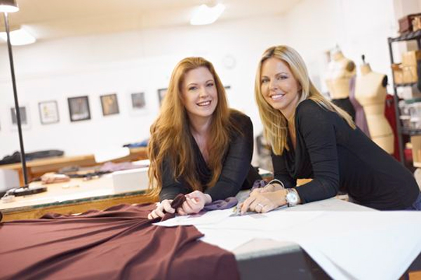 Rebecca Clark (left) and Molly Kircher help get locally-made apparel in the hands of U.S. consumers. 