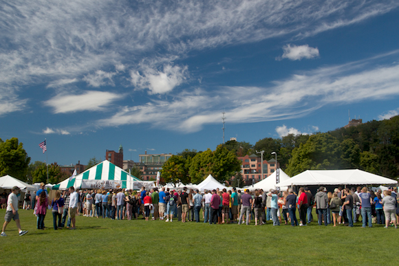 The U.P. Beer Fest featured several NW Michigan breweries. 