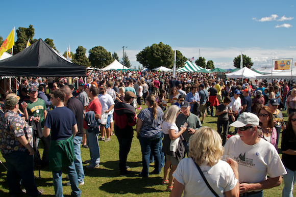 The U.P. Beer Fest featured several NW Michigan breweries. 