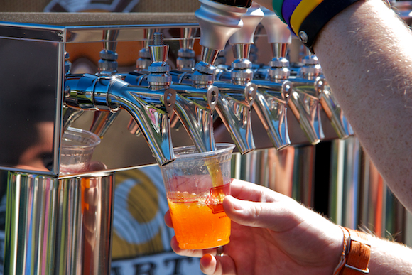 The U.P. Beer Fest featured several NW Michigan breweries. 