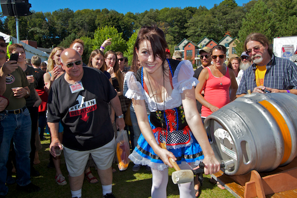 The U.P. Beer Fest featured several NW Michigan breweries. 