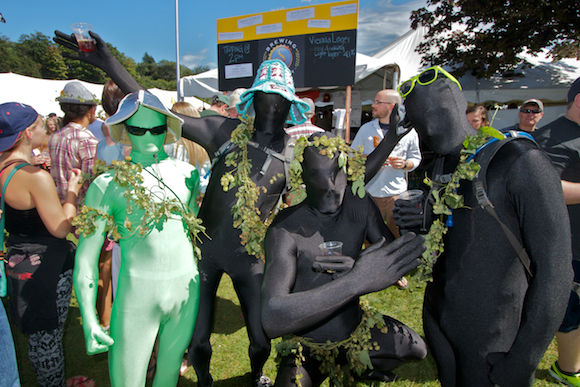 The U.P. Beer Fest featured several NW Michigan breweries. 