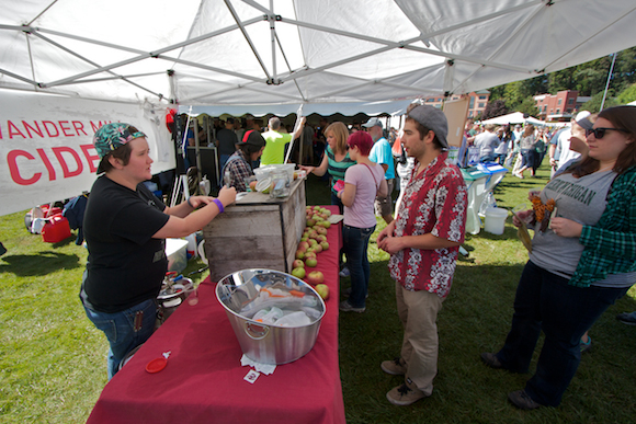 The U.P. Beer Fest featured several NW Michigan breweries. 