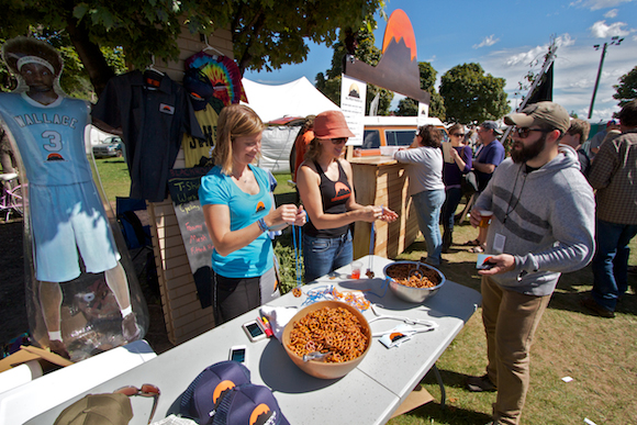 The U.P. Beer Fest featured several NW Michigan breweries. 