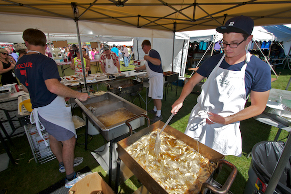 The U.P. Beer Fest featured several NW Michigan breweries. 