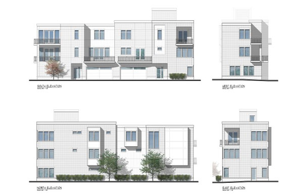 Renderings of the Midtown Condos project.