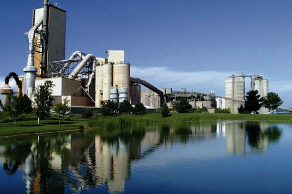 The St. Marys cement plant in Charlevoix.