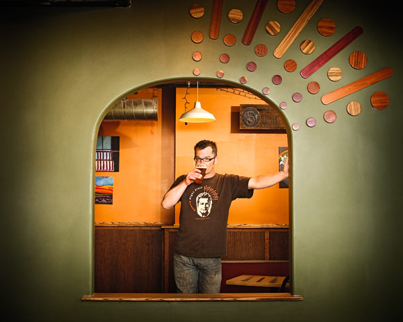 Right Brain Brewery owner Russell Springsteen