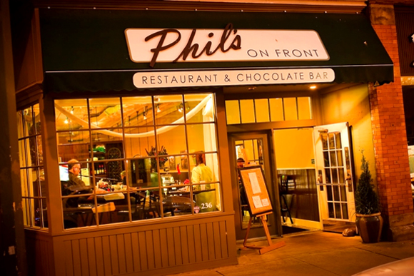 Phil's on Front is quite the sight when you're hungry. 