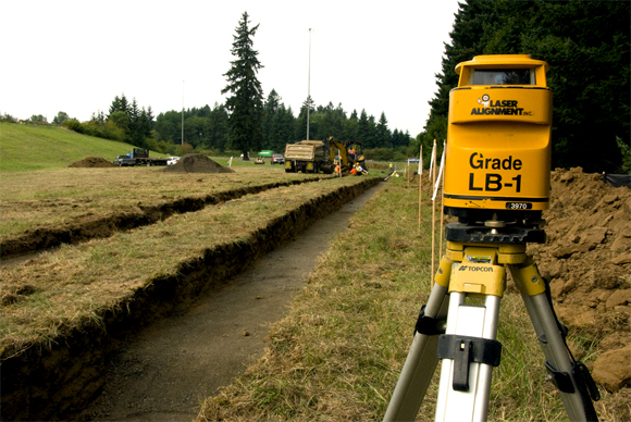 Surveying is key in most construction projects. 