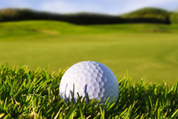 Golf links thumb