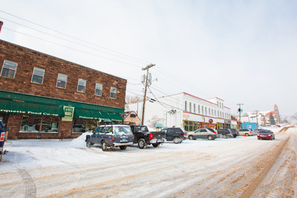 Baraga Street in Marquette. / Shawn Malone