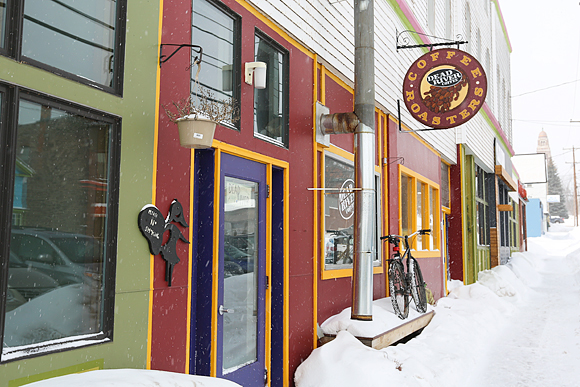 A shot of Dead River Coffee's storefront in Marquette. / Shawn Malone