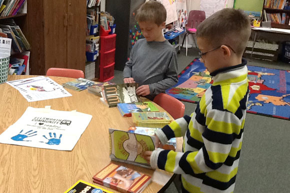 At Ellsworth Community Schools, kids were given books to read on the last day of school.